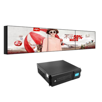 Videowand 450cd/M2 4K zeigen Anzeige 22Kg Einfassung 5.3mm Fernsehen LCD an
