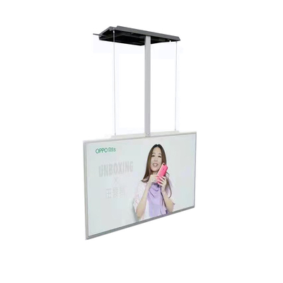 Hängende doppelte mit Seiten versehene LCD-/OLED-digitale Beschilderung zeigt 700 Nissen für Werbung an