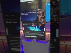 86 Zoll OLED Holographische Anzeige 3D LCD Kühlschrank Splicing transparenter LED-Bildschirm für Werbung