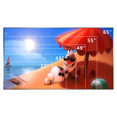 46 49 55 wand-der digitalen Beschilderung des Zoll-HD 2x2 3x3 LCD Videoanzeigen-Werbungs-verstärkender Schirm