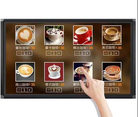 An der Wand befestigte Touch Screen Androids 55Inch Kiosk-Anzeige 38kg 620W